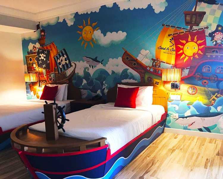 Sand&Sandals Desaru Beach Resort&Spa Exterior foto A themed room at Legoland Florida Resort Hotel